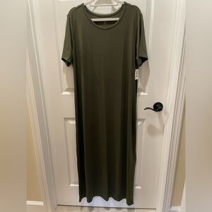 Olive Green Maxi Dress